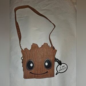 Groot Marvel Loungefly Crossbody Bag